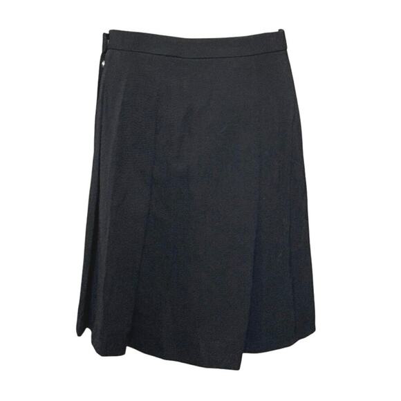 Dolce & Gabbana Women’s Black Virgin Wool Pleated Midi Skirt Sz 38(US 2-4)Italy - Picture 4 of 15